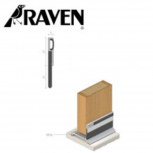 Raven RP26 Door Bottom Seal Bronze 1M